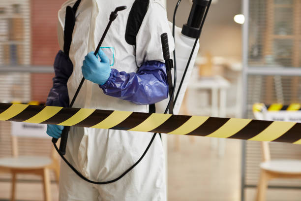 Professional Biohazard Cleanup technician working in Porter, TX